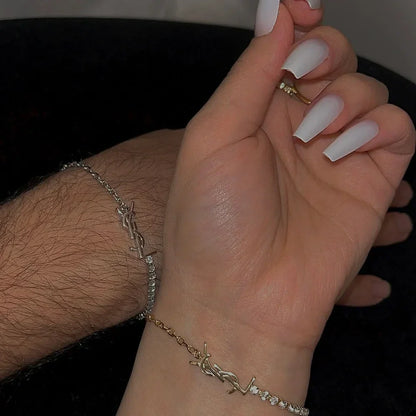 Saint Luxe Diamond Bracelet - Gold
